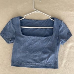 Aerie offline square neck crop top